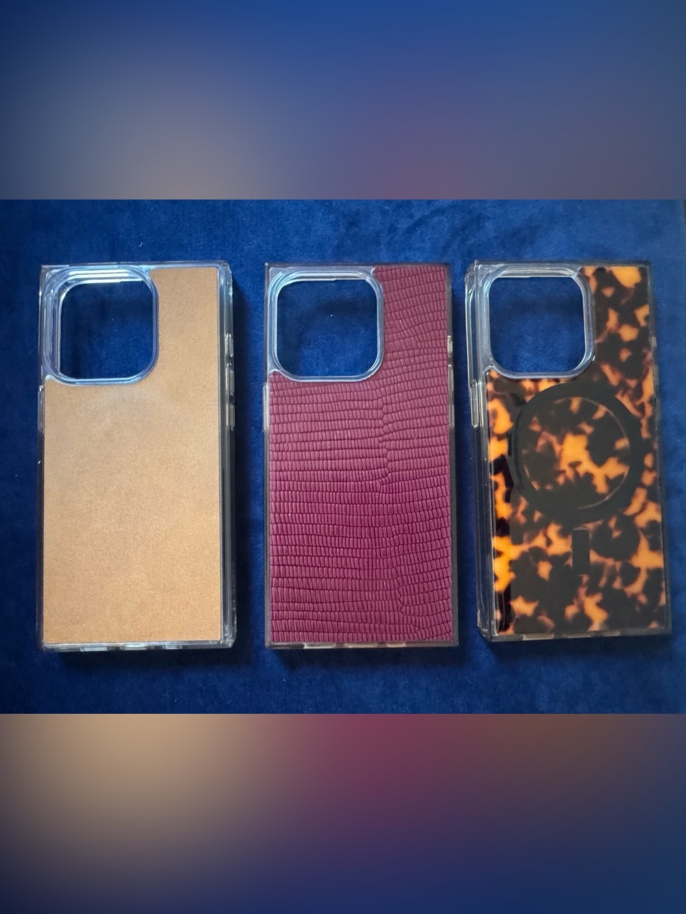 Flaunt Square iPhone 15 Pro MagSafe Case Bundle | Set of 3 EUC
